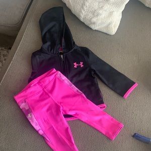 Under Armour matching top and bottom- 12m